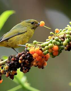 铜绿歌雀 / Bronze-green Euphonia / Euphonia mesochrysa